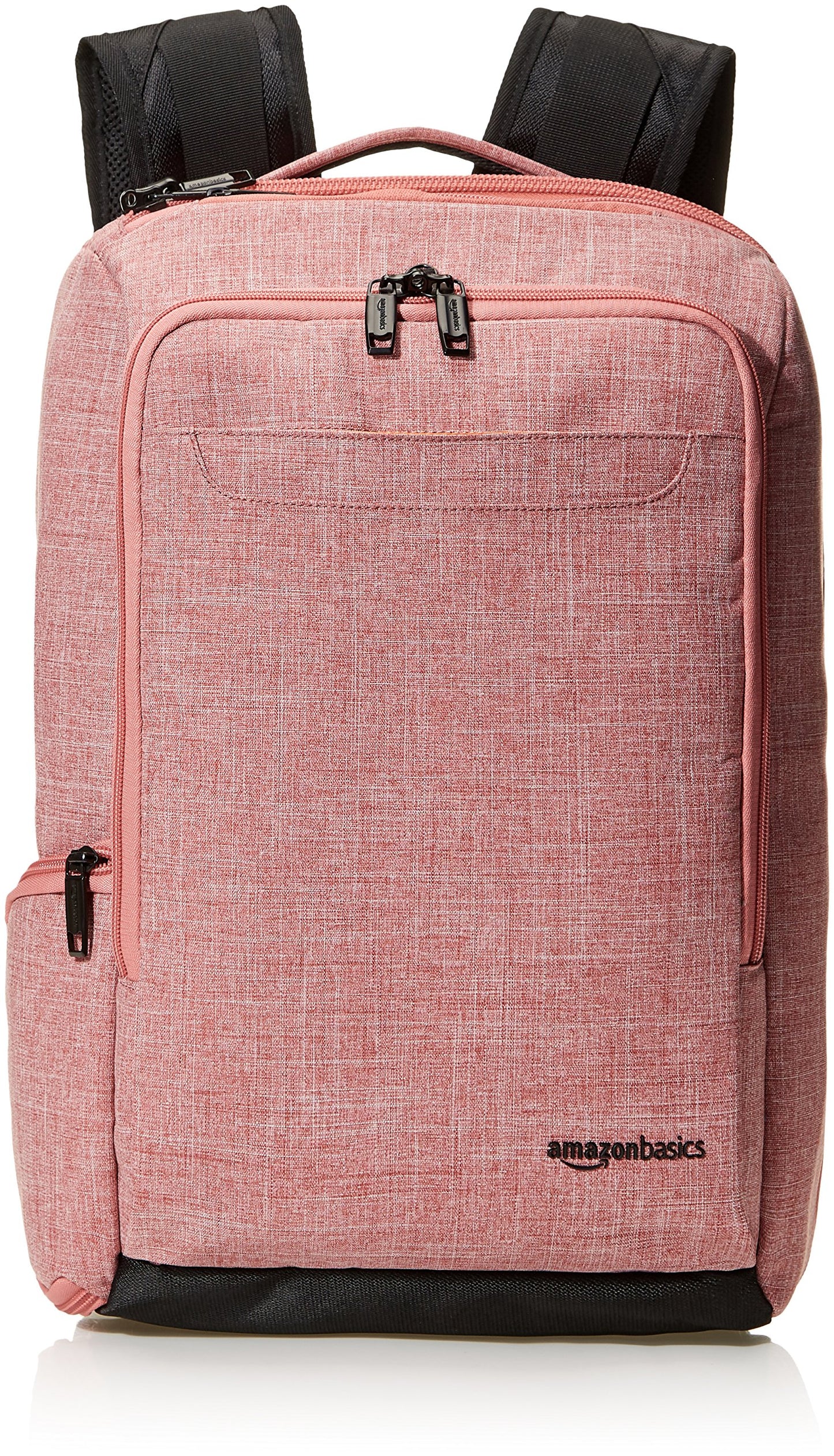 AmazonBasics Slim Carry On Laptop Travel Overnight Backpack - Salmon
