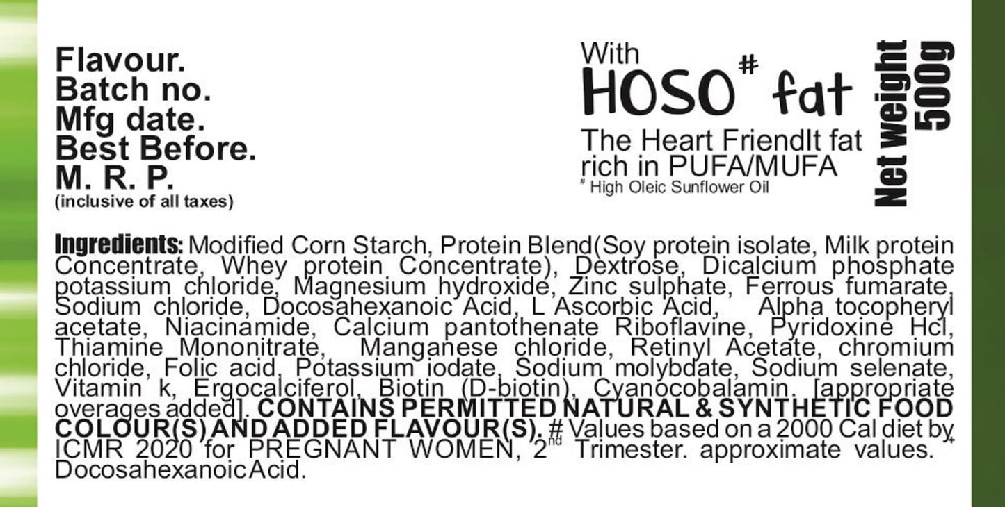 Develo Pregnancy & Lactation Protein Powder, Supplement for Pregnant Women & Lactating/Breastfeeding Mothers -500 g (Banana)