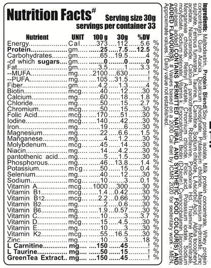 Develo Diabetic Protein Powder Sugar Free Food Supplement For Diabetes Care VeloProt Powder Men & Women Banana 1kg