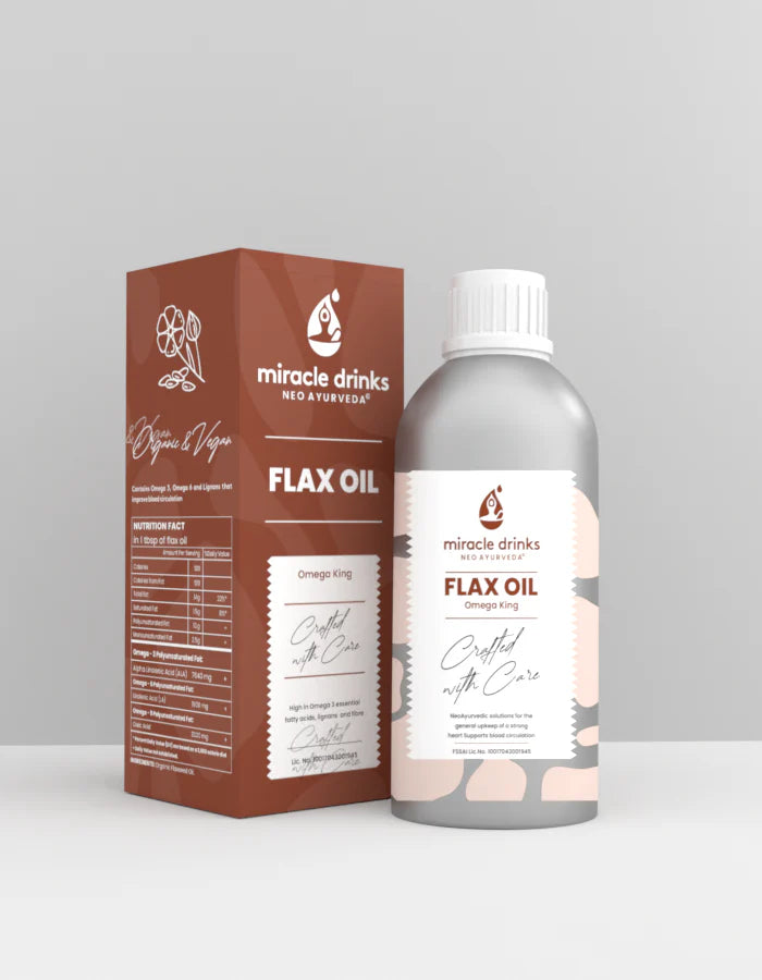 Miracle Drinks Cold Pressed Flax Oil