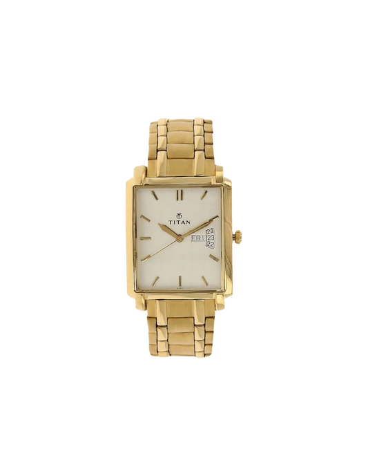 Titan Regalia Analog Beige Dial Men's Watch-NL1506YM02/NP1506YM02