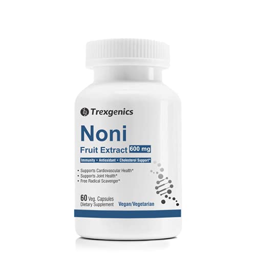 Trexgenics® NONI extract 600 mg Premium Immunity, Antioxidant, Cholesterol Support (60 Vcaps) (1)