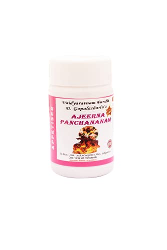 AYURVEDASRAMAM PVT LTD Ajeerna Panchananam Digestive Appetiser_35 gms_Pack of 3