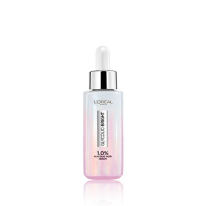 L'Oreal Paris Instant Glowing Serum, 1% Glycolic Acid, 2% Niacinamide, Reveals Even Skin Tone, Glycolic Bright Skin, 30ml