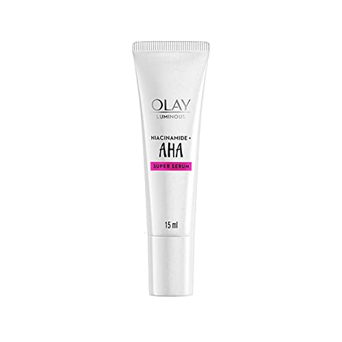 Olay AHA Face Serum with Niacinamide l Acne Spot Reduction l Even Glow & Smooth Texture l Parabens & Sulphate-free l 15ml