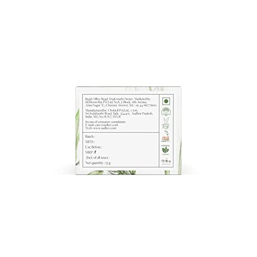 Sadhev Ayurvedic Hydrating Day Cream- SPF 30 With Liquorice, Carrot And Zinc - 15g (Pack of 1)