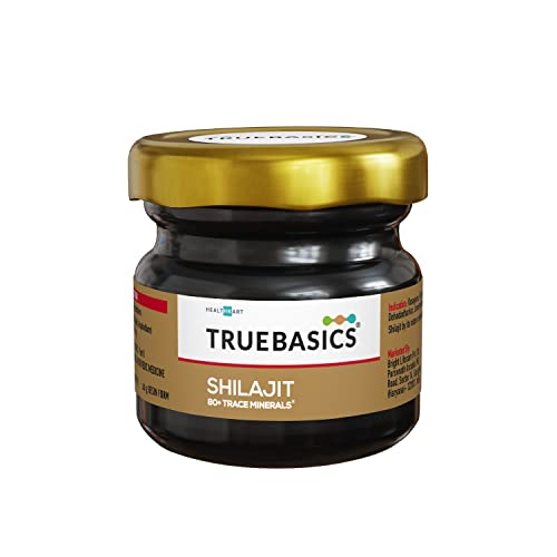 TrueBasics Shilajit Resin, with 80+ Trace Minerals, for Immunity, 20 g