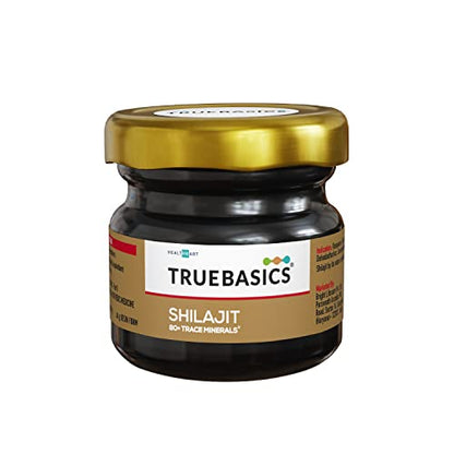 TrueBasics Shilajit Resin, with 80+ Trace Minerals, for Immunity, 20 g