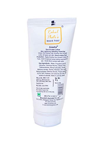 Rahul Phates Research Products Aneeha Sunscreen Lotion100 g