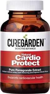 Curegarden Daily Pomegranate Extract; Natural Heart Health Support, Manage Blood Pressure, Slows Artickening, Healthy Blood Flow| 400 mg| Veg Capsule.