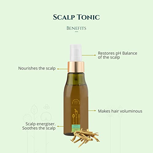 The Earth Collective Scalp Tonic, 100 ML Reduces Hair Fall Sulphate and Paraben Free