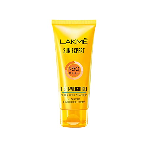 Lakme Sun Expert, SPF 50 PA+++ Ultra Matte Gel Sunscreen, 100ml, for Sun Protection, with Vitamin B3 Rays, Lightweight and Non-Sticky, For Men & Women