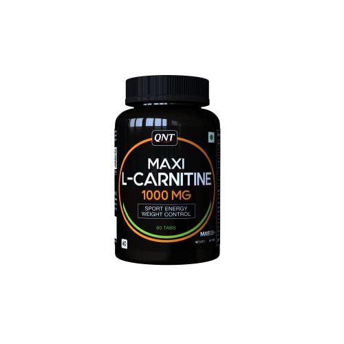Maxi L-Carnitine 1000 mg | 60 Tabs | Convert Fat into Energy | Pre-Workout Supplement | Muscle Recovery