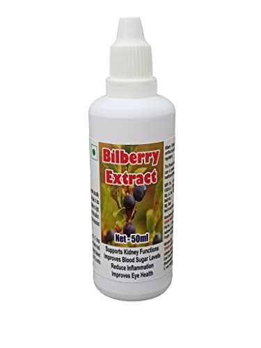 BILBERRY EXTRACT DROPS - 50ml {GET 1 BOTTLE BILBERRY EXTRACT 50ml DROPS FREE}