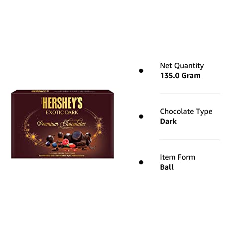 HERSHEY'S Exotic Dark Gift Pack, 135 g