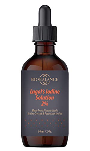 Bio Balance Lugol's 2 % 2 fl. oz. Extra Pure Grade, 2.5 mg Iodine Per Drop, 60ml