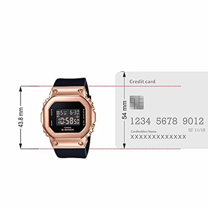 Casio G-Shock Digital Rose Gold Dial Women GM-S5600PG-1DR (G1070)