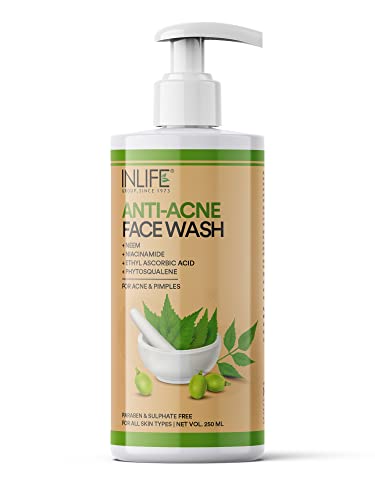 INLIFE Neem Face Wash, Soap & Paraben Free - 200 ml