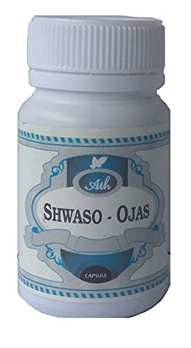 Ath Ayurdhamah Shwaso Ojas Capsules for Respiratory Issues - 1 Month Pack (180 Capsules)