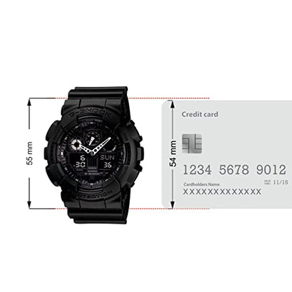 Casio G-Shock Analog-Digital Black Dial Men's Watch-GA-100-1A1DR (G270)