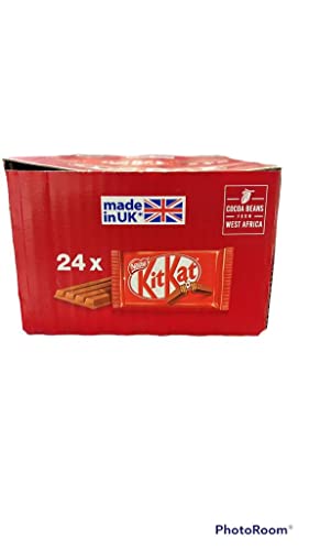 kitkat 4 Fingers in Milk Chocolate KitKat Box, 24 x 41.5 g