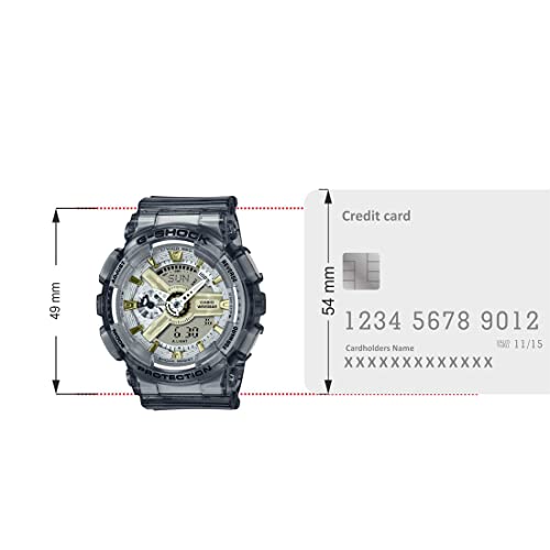 Casio G-Shock Analog-Digital Grey Dial Women GMA-S110GS-8ADR (G1224)