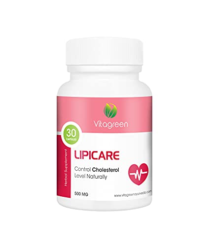 Lipicare With Multi Herb Extract For Cholestrol Level Pack Of 1 (30 Capsules)