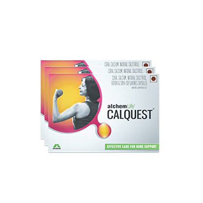 Alchem Life-CalQuest-Natural Care for Bone Health (Pack 3)