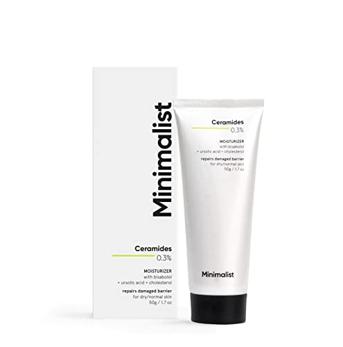 Minimalist 0.3% Ceramide Face Moisturizer For Barrier Repair & Deep Moisturization | Daily Repairing Face Moisturizing Cream For Normal - Dry Skin