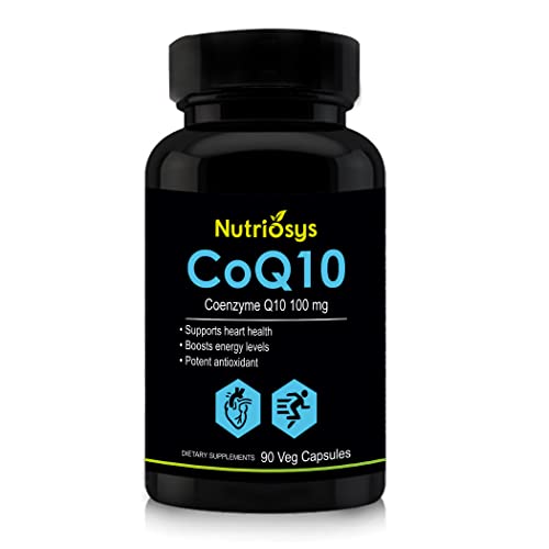 Nutriosys CoQ10 100mg (90 Veg Capsules), Pack of - 2