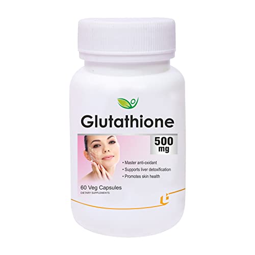 Biotrex Glutathione 500mg -(60 Veg Capsules) Pack of - 2