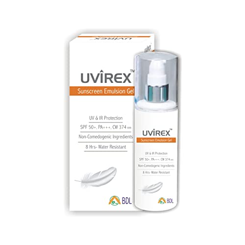 New Uvirex Sunscreen Gel, SPF 50+, (50Gm)