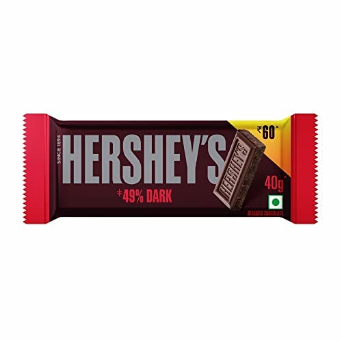 HERSHEY'S Dark Bar 40g, Pack of 6