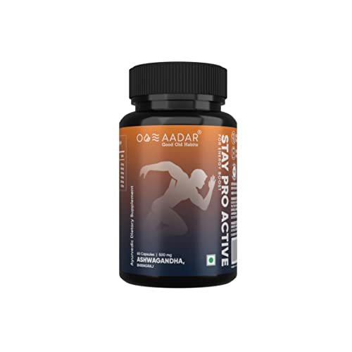 AADAR Stay Pro Active Energy Boost and Relief From Stress and Fatigue for Both Men and Women, 60 Capsules