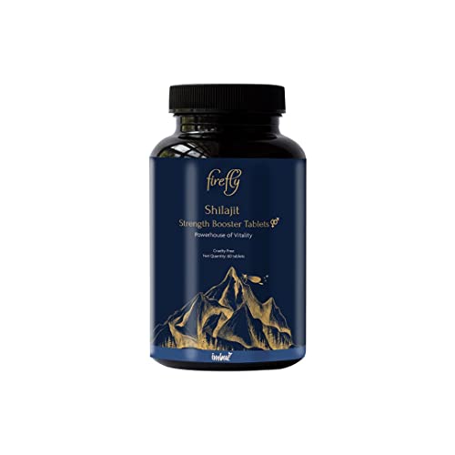 IMBUE Firefly Pure Himalayan Shilajit Gold Capsules for Men & Women | Performance Booster - Strength, Stamina, Vitality | 60 Capsules