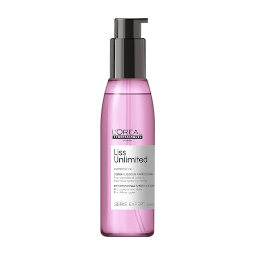 L'Oréal Professionnel Serie Expert Liss Unlimited Blow Dry Serum 125 Ml, For Frizz-Free Hair