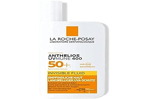 La Roche-Posay Anthelios UVMune 400 SPF 50+ Invisible Fluid Water + Sweat Resistant, 50ml