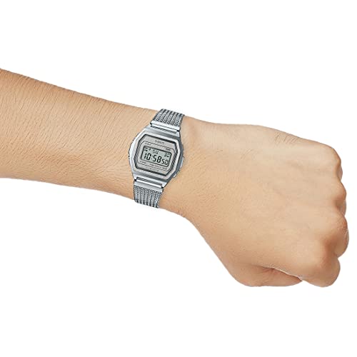 Casio Vintage Digital Silver Dial Unisex A1000MA-7DF (D278)