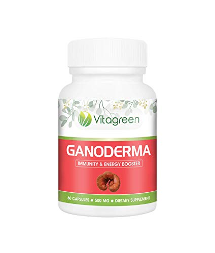 Ganoderma Pure & Natural Capsules(500 mg), 60 Capsules Pack