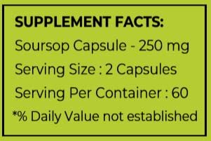 Soursop services - Soursop Capsules - Ayurvedic Capsules (60 Cap)