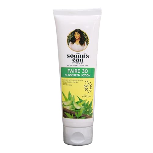 THE SOUMI'S CAN PRODUCT Faire 30 Sunscreen Lotion 100ml | Pack of 1