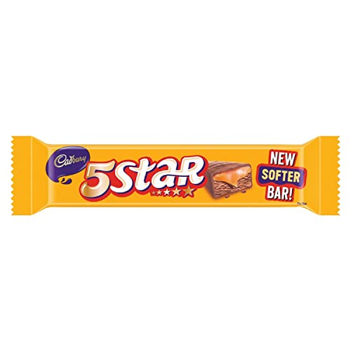 Cadbury 5 Star Chocolate Bar, 40 gm [Pack of 14]