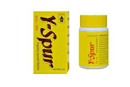 Aayush medical Y Spur Pure Natural Organic Ayurvedic Capsule for Men