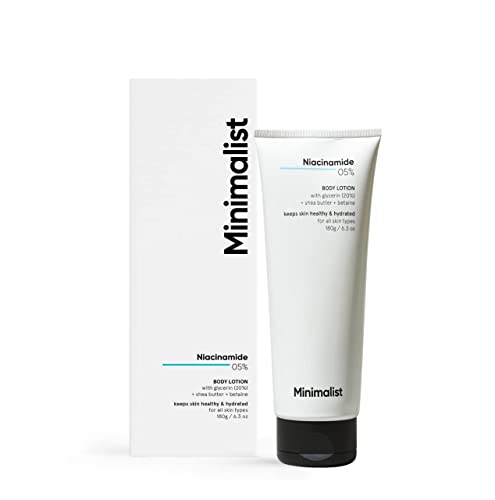 Minimalist Niacinamide 5% Body Lotion | Repairs Skin Barrier | Nourishes With Shea Butter | For Men & women,180 g