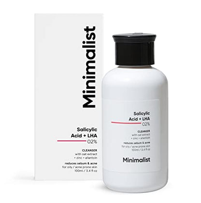 Minimalist 2% Salicylic Acid Face Wash For Oily Skin | Sulphate free | 100 ml