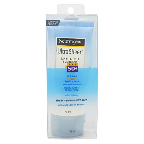 Neutrogena Ultra Sheer Dry Touch Sunblock, SPF 50+, 88ml