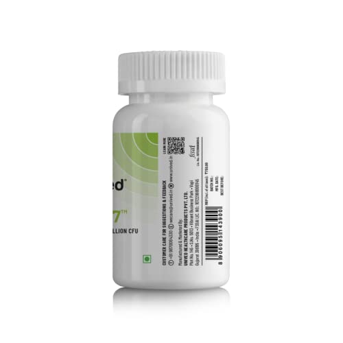 Unived Flora-17™ | Vegan Probiotics with 17 Billion Active Multi-Strain Cultures per Capsule | Digesr Athletes & Active Individuals | One Month Supply