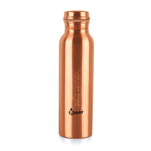 Cello Cop-Pura Neer Copper Water Bottle, 1000 milliliters,Pack of 1, Copper