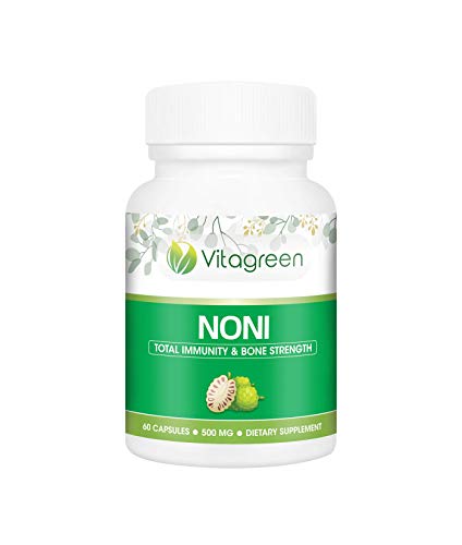 VitaGreen 100% Natural Noni Capsules(60 capsules,500mg) - Pack of 1