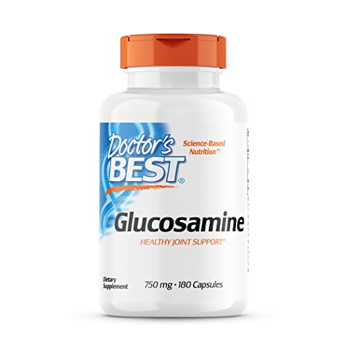 Doctor's Best, Best Glucosamine Sulfate (750 mg), Capsules, 180-Count